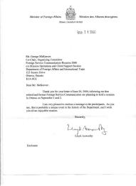 Axworthy Message