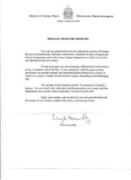 Axworthy Message